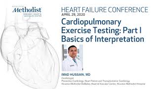 Cardiopulmonary Exercise Testing Part I Basics of Interpretation Imad Hussain MD April 29 2020 [upl. by Otineb]