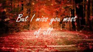 Autumn Leaves Nat King Cole lyrics [upl. by Ardnued700]