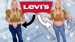 trying on different sizes of LEVIS jeans DISASTER [upl. by Russon345]