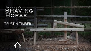 The Roy Underhill  DIY Shaving Horse build [upl. by Tiram]