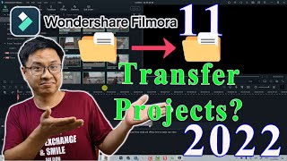 How to Properly TRANSFER Filmora 11 Projects [upl. by Frederic]