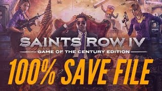 saints row 4 100  save file 💯 [upl. by Merras]