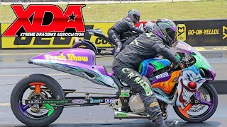 TOP 10 STREET BIKES AND DRAG BIKES MOTORCYCLE DRAG RACING XDA RACING EXCITEMENT AT TOP IHRA TRACK [upl. by Handal]