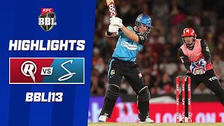 Melbourne Renegades v Adelaide Strikers  BBL13 [upl. by Anilahs456]