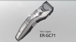 Panasonic  Shaving and Grooming  ERGC71S  Hair Clipper  How to Cut Hair [upl. by Squier]