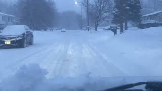 Feb 3rd 2022 Buffalo NY Snowstorm [upl. by Coltson]