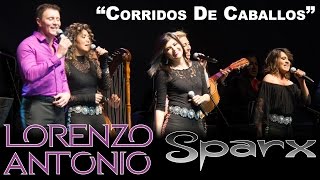 Lorenzo Antonio y SPARX  quotCorridos de Caballosquot en vivo [upl. by Kellyann]