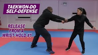 TaekwonDo SelfDefense Release from a wrist hold 1 [upl. by Gaudet]