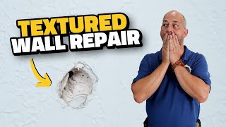 How to Repair a Textured Wall in 3 Different Ways [upl. by Gimble118]