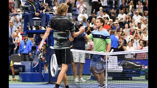 Alexander Zverev vs Diego Schwartzman  US Open 2019 R4 Highlights [upl. by Adnohsek]