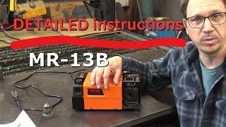 VEVOR drill SHARPENER  DETAILED instructions [upl. by Helbon]