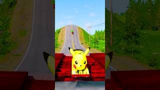 FUNNY CARS VS SPIKE BOLLARDS shorts  Gummy Drive [upl. by Melinde]