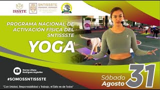 Programa Nacional de Activación Física del SNTISSSTE sesión de Yoga [upl. by Sidnac]