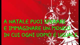 A NATALE PUOI RAP TESTO [upl. by Shugart642]