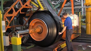 Incredible production process from natural rubber to giant car tires [upl. by Tyika]