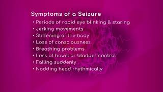 Symptoms of Seizures [upl. by Ermin]