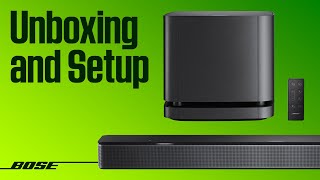 Bose Smart Soundbar System – Unboxing and Setup [upl. by Naro]