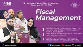 Fixing Pakistan’s Fiscal System Governance Projects amp Tax Insights I PIDE Conference [upl. by Eniamej]