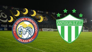 Xelajú 4 Antigua 1  Jornada 8 Liga Nacional de Guatemala [upl. by Nazay359]