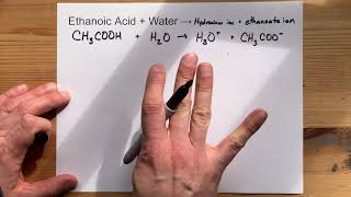 Ethanoic Acid  Water [upl. by Salb]