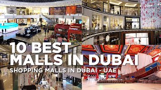 Top 10 BEST DUBAI Shopping Malls  Dubai City  UAE [upl. by Juana]