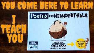 Poetry for Neanderthals  How to Play [upl. by Ahseiyt]