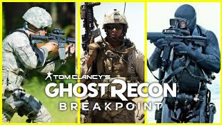 Ghost Recon Breakpoint • US Military Uniforms • Outfit Guide amp Breakdown [upl. by Corbie]