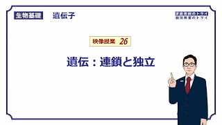 【生物基礎】 遺伝子26 連鎖と独立 （１４分） [upl. by Jaworski965]