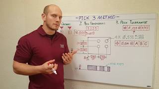 How to Apply GDampT Position Tolerance to a Square Hole Pattern [upl. by Notsgnal]