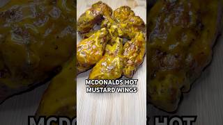 McDonald’s Hot Mustard chicken wings This sauce is amazing shorts [upl. by Sadira]