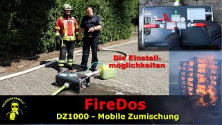 DZ1000 von FireDos Einsatz und Einstellungsmöglichkeiten [upl. by Eirffej]