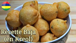 Recette Baja Mauricien en Kreol  Bhajia Special Ramadan [upl. by Burta]