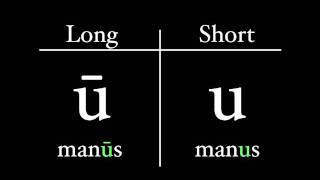 The Latin Alphabet  Vowel Pronunciation [upl. by Charpentier]