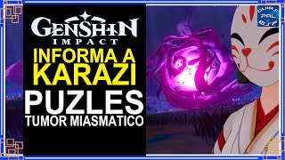 Informa a Kazari y Puzles finales  Tumor Miasmático  Genshin Impact [upl. by Ellard]