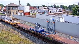 WIND TURBINE BLADE TRAIN Deshler OH [upl. by Eaner]