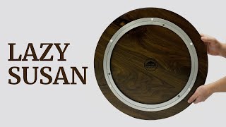 How to Build a Lazy Susan DIY Rotating Tray [upl. by Einnahpets]