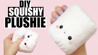 DIY SQUISHY PLUSHIE  Squishy amp Plushie in one [upl. by Anauq]