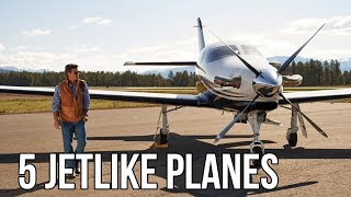 5 Turbine Powered Planes That Fly At Jet Speed [upl. by Lebezej]