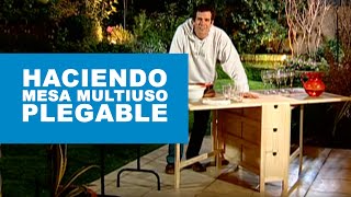 ¿Cómo hacer una mesa multiuso plegable [upl. by Alomeda215]