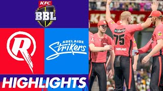 MELBOURNE RENEGADES VS ADELAIDE STRIKERS  BBL 14  CRICKET 22 GAMEPLAY [upl. by Lorena]