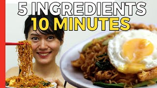 EASY Maggi Mee Goreng Mamak Recipe  Malaysia Fried Instant Noodle [upl. by Nairdad]