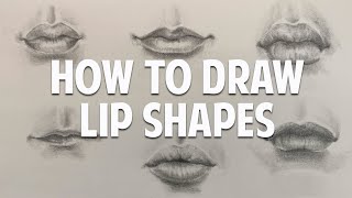 How to Draw Different Lip Shapes [upl. by Noval]