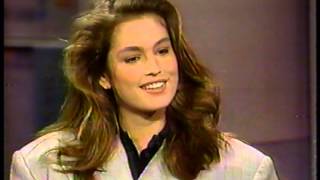 CINDY CRAWFORD  23  INTERVIEW  1989 [upl. by Eocsor]