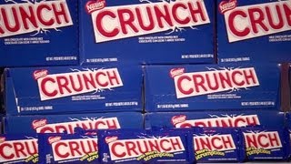 How Crunch Bars Are Made from Unwrapped  Food Network [upl. by Odlanyer]