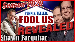 Fool Us Revealed  Season 7 Penn and Teller  Card Magic from Shawn Farquhar [upl. by Morvin]