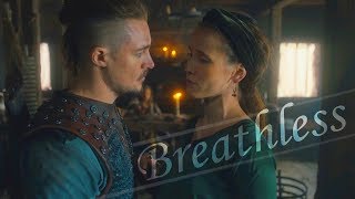 The Last Kingdom Uhtred amp Gisela  Breathless [upl. by Nylia875]