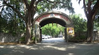 Fountain of Youth  St Augustine FL  Travel Thru History [upl. by Gilbye]