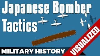 Japanese Bomber Tactics Navy World War 2 [upl. by Mialliw]