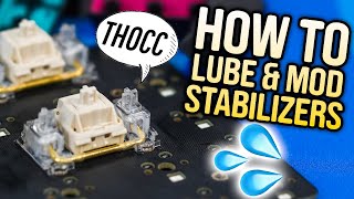 How To Lube Keyboard Stabilizers Consistent Results [upl. by Cirdet726]