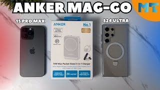 Anker MagGo 3in1 Qi2 FAST Charging Station [upl. by Rolyak]